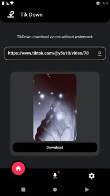 TikDown android App screenshot 2